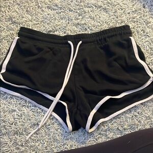 Black Women's Garage Short Shorts